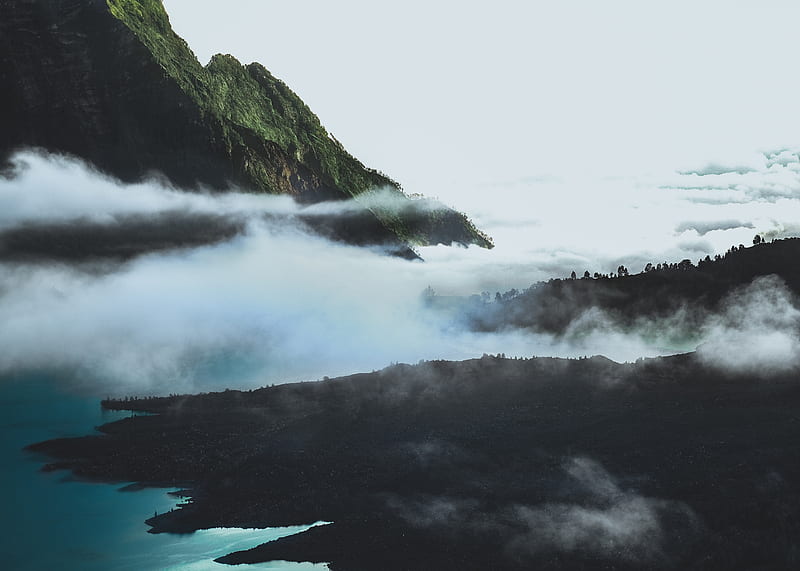 Beautiful Crater Lake , lake, nature, HD wallpaper