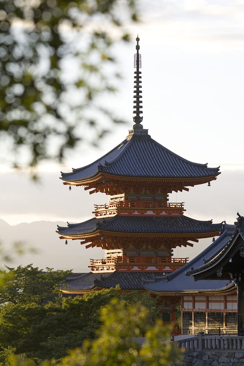 Pagoda Tower In The Background Wallpaper Image For Free Download - Pngtree