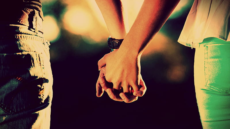 Couple Hands Closed Together Couple, HD wallpaper