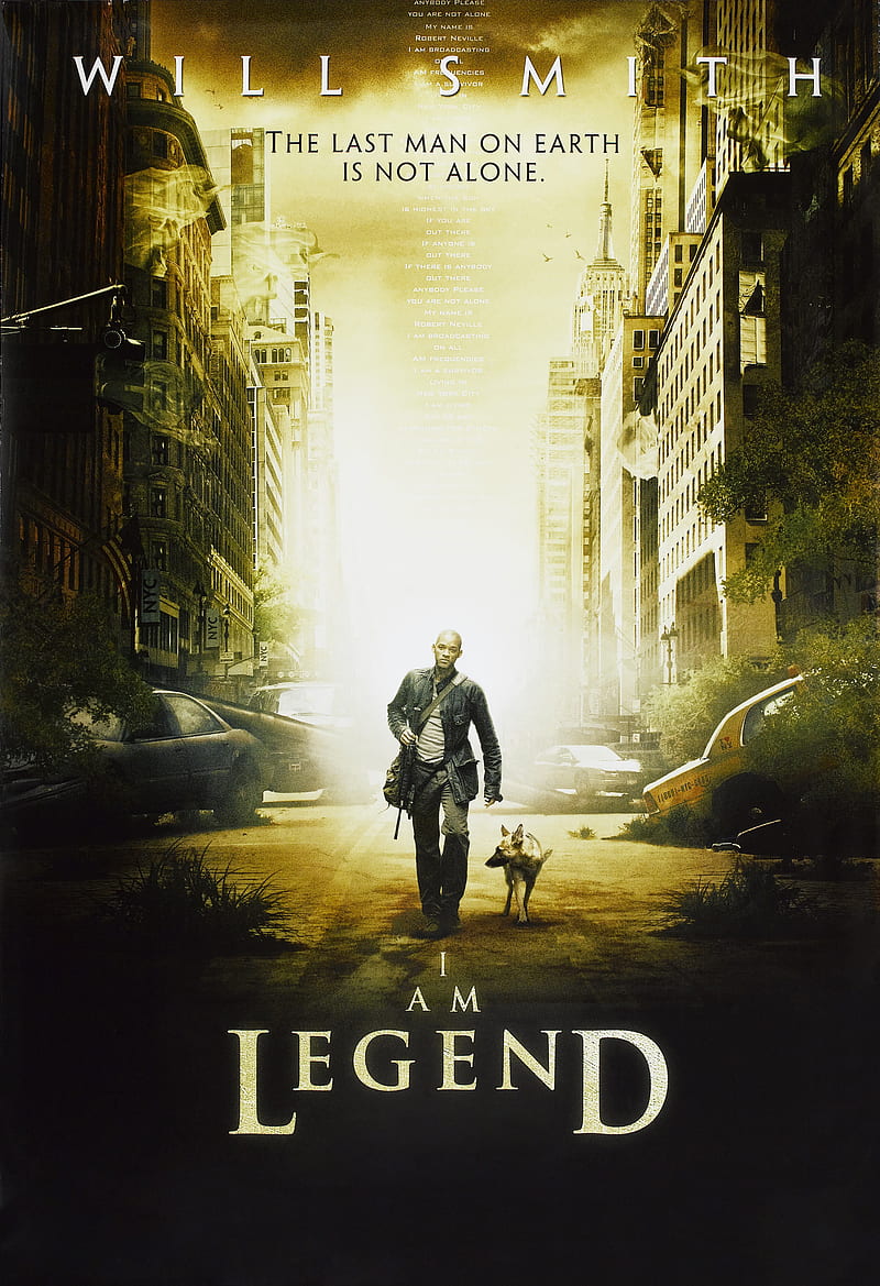 I am legend, man, movie, sky, smith, will smith, world, HD phone wallpaper  | Peakpx