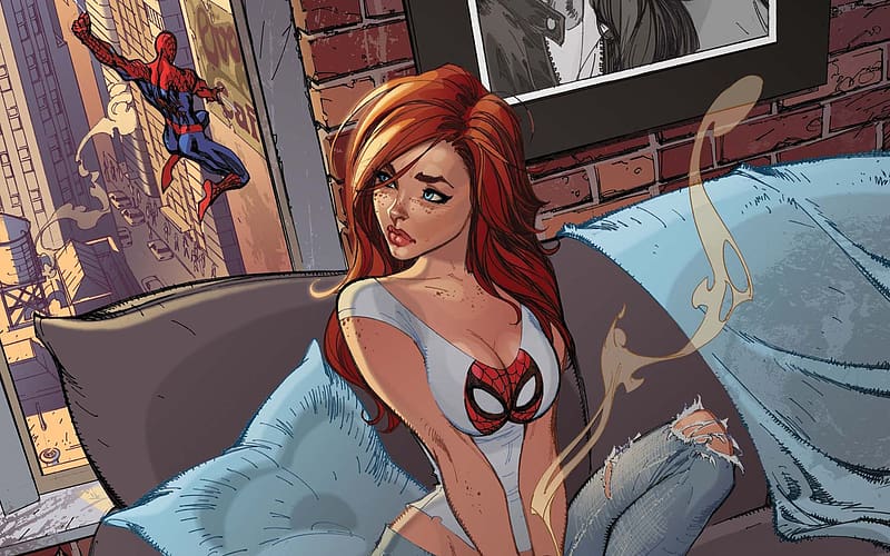 Spider Man, Comics, The Amazing Spider Man, Mary Jane Watson, HD wallpaper