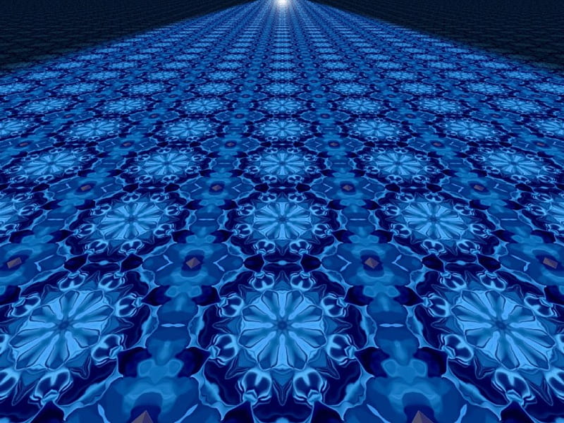 Blue Room, pretty, hue, cg, background, adorable, fantasy, color, fractals, room, dream, blue, art, amazing, floor, desenho, clever, complexity, abstract, smart, 3d, oriental, digital, awesome, tiles, HD wallpaper