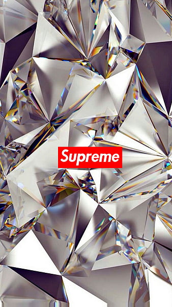 Louis Vuitton, diamond, supreme, diamonds, HD phone wallpaper