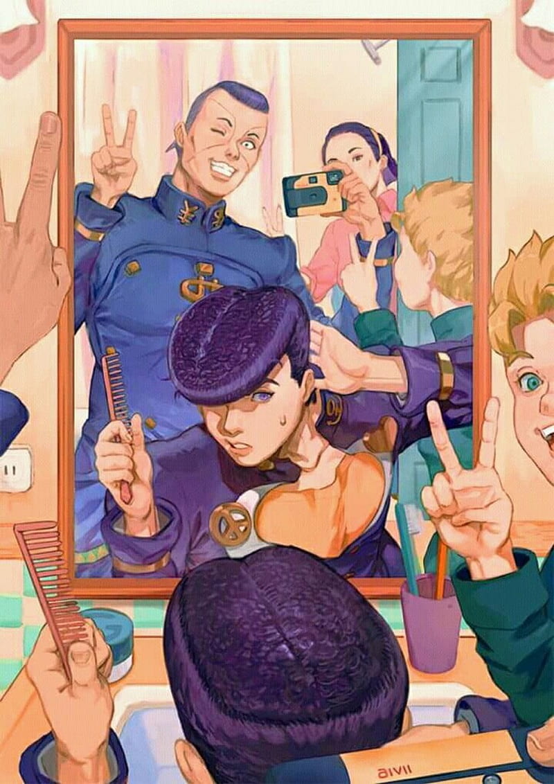 Josuke And Friends Diamond Is Unbreakable Diu Enemy Stand Jjba Jojo Jojo Bizarre Adventure Hd Mobile Wallpaper Peakpx