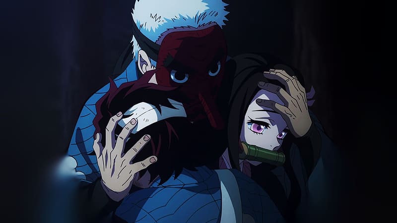 Anime Demon Slayer Kimetsu No Yaiba Tanjiro Kamado Nezuko Portafogli Lunghi