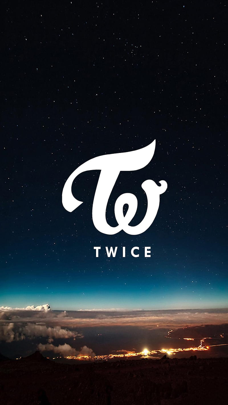 Twice Logo, apple, back, logos, love, moon, phone, quote, you, HD phone wallpaper