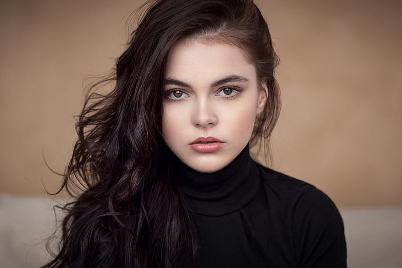 Oktyabrina Maximova, babe, model, russian, woman, HD wallpaper
