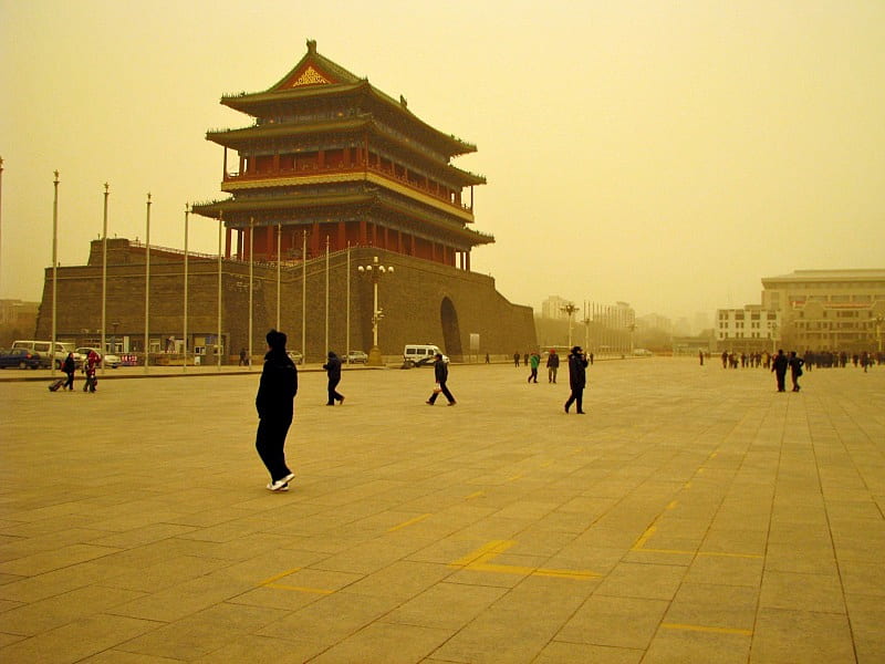 Tiatanmen Square, Beijing, Square, Forbidden City, China, HD wallpaper