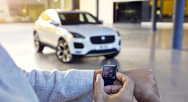 2018 Jaguar E-PACE - Smart Watch App , car, HD wallpaper