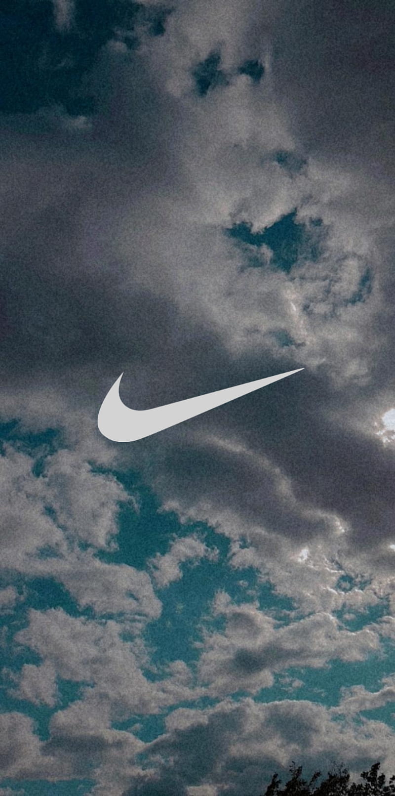 Nike vintage, blue, sky, cielo azul, HD phone wallpaper