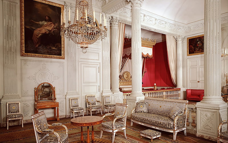 Versailles Palace Interior, crisp, versailles, palace, elegant, HD wallpaper