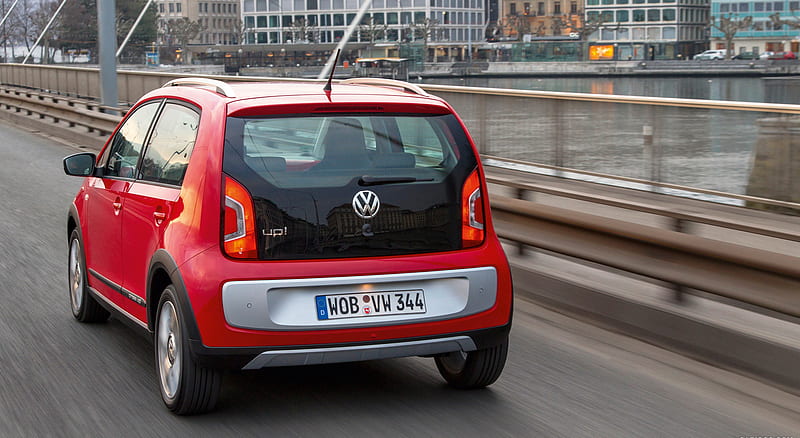 2014 Volkswagen Cross UP! - Rear , car, HD wallpaper