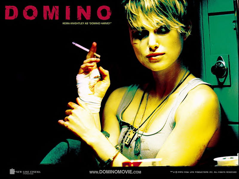 Domino, female, actress, movie, knightly, HD wallpaper