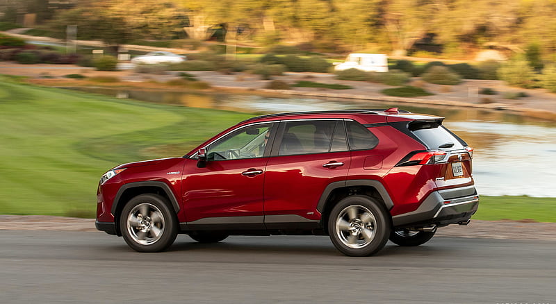 2019 Toyota RAV4 Hybrid Limited (Color: Ruby Flare Pearl) - Side, car ...