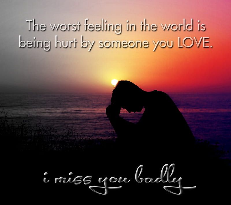 I Miss You Badly, love, sayings, HD wallpaper | Peakpx