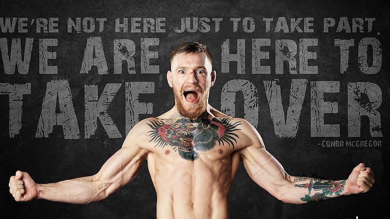 Conor McGregor With Tattoo In Words Background Conor McGregor, HD wallpaper  | Peakpx