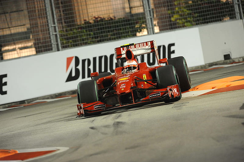 F1 Ferrari, f1, formula 1, kimi raikkonen, ferrari, HD wallpaper