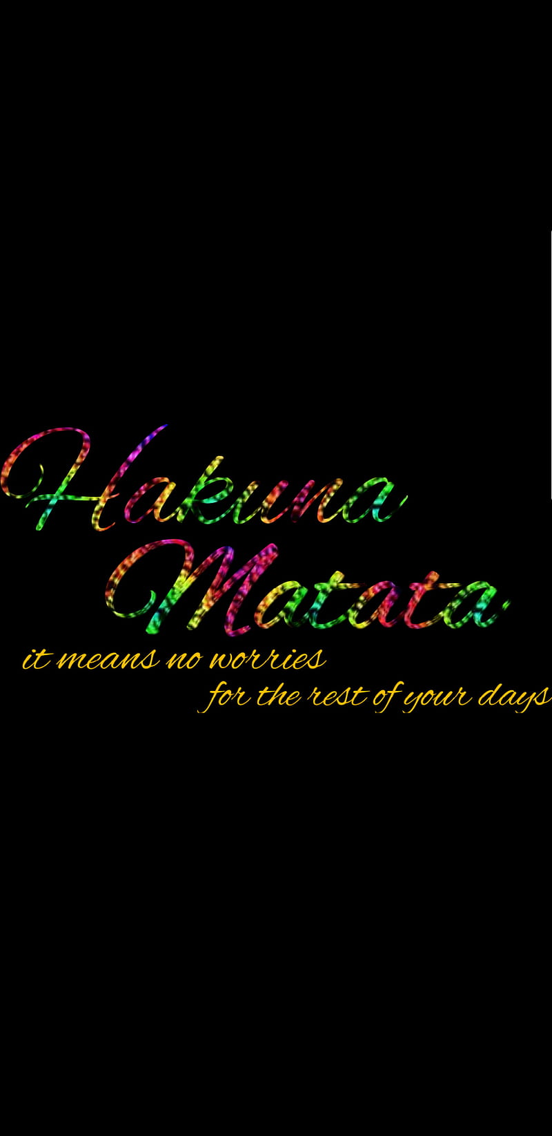 Hakuna Matata, colorful, disney, king, lion, lion king, quotes, simba, wild, HD phone wallpaper
