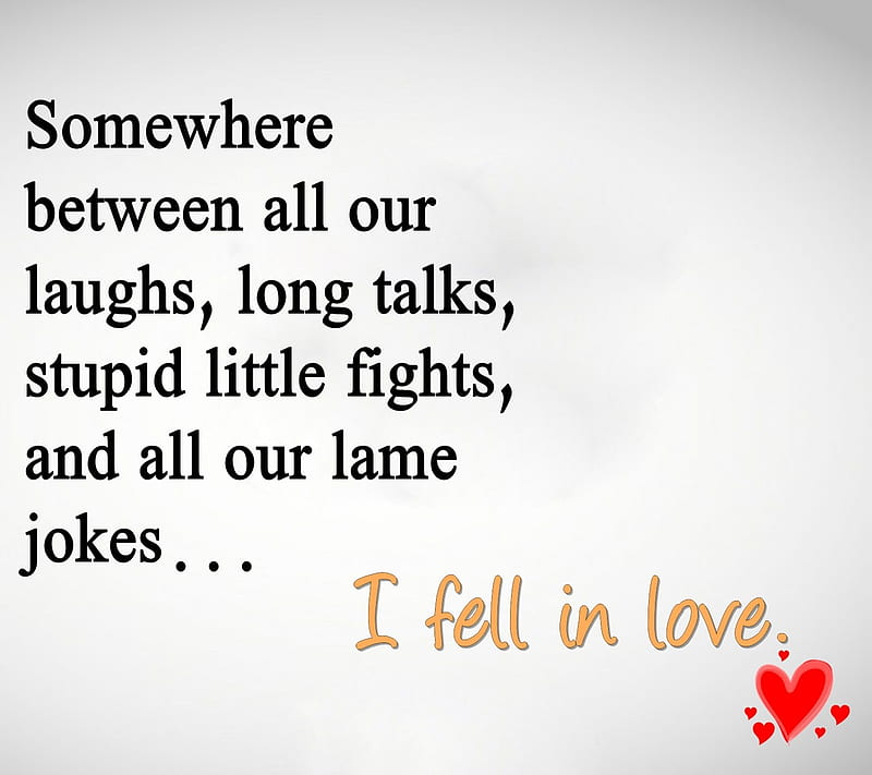 I Fell In Love, alone, broken, heart, i love you, i miss you, lonely, love, sad, HD wallpaper