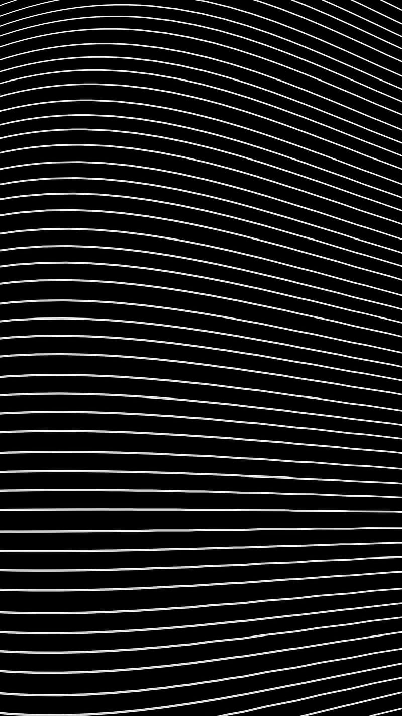 White lines, black, blackandwhite, curvy, desenho, line, simple, HD phone wallpaper