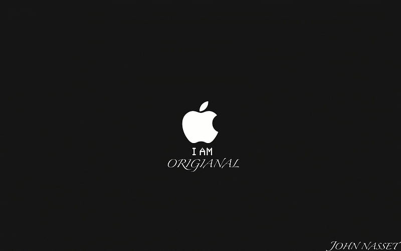 I am original, apple, black, i, am, HD wallpaper | Peakpx