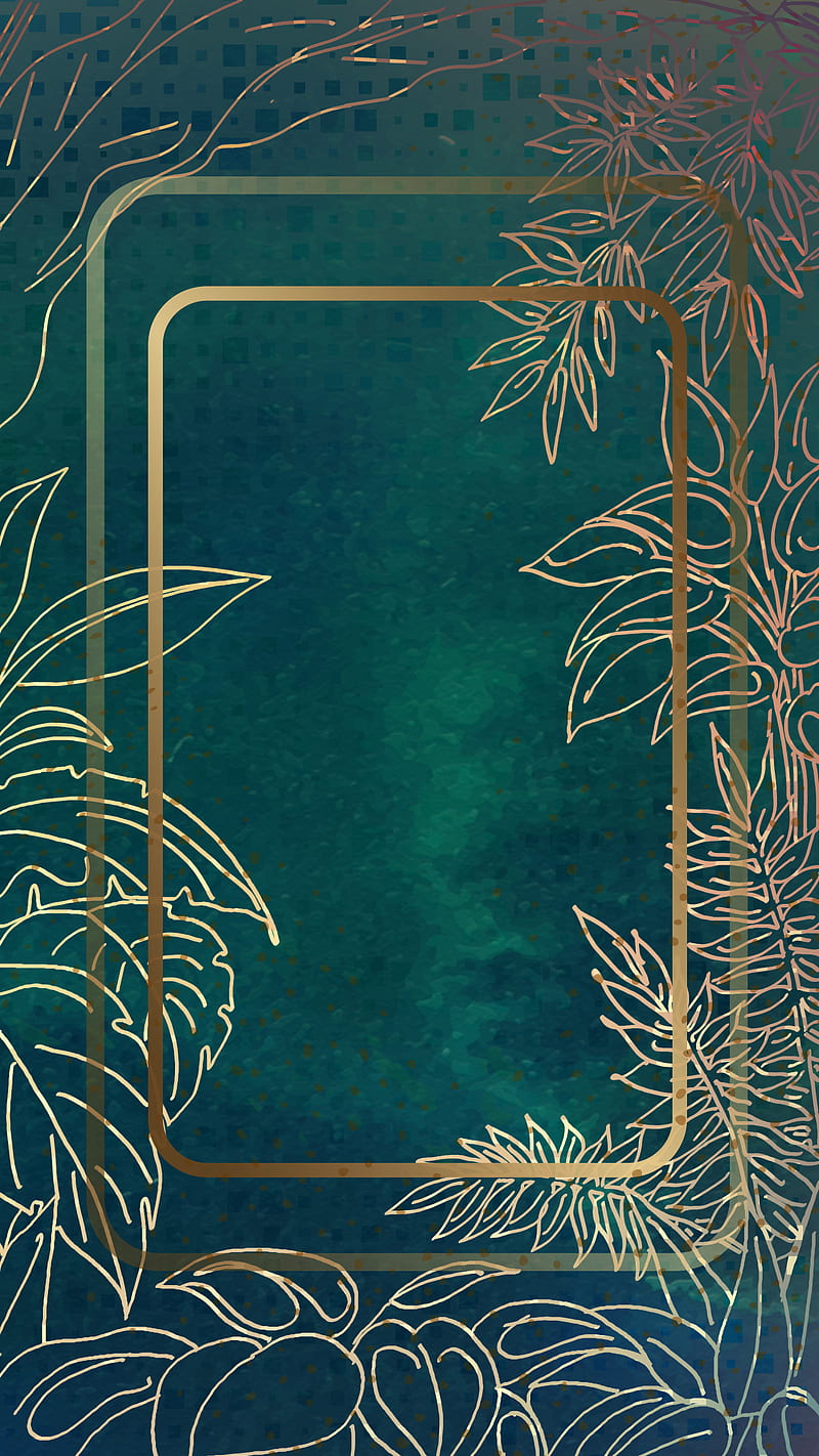 Green and Gold Wallpaper | Wallsauce CA