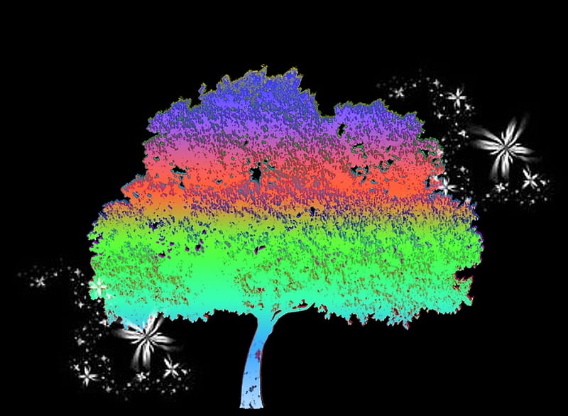 Rainbow Tree of Life, LED Light
