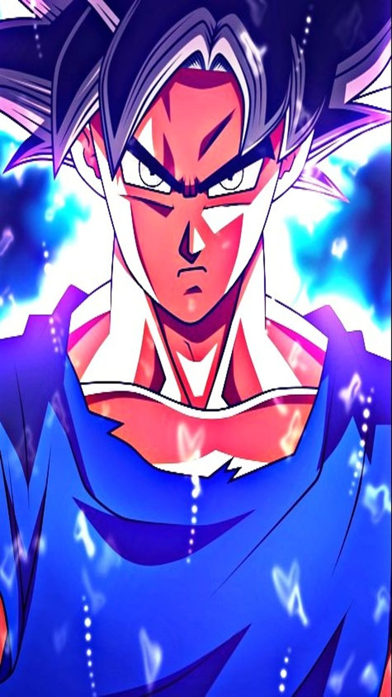 Goku Ultra Instinc, anime, ball, black, blue, dragon, son, super, ultra ...