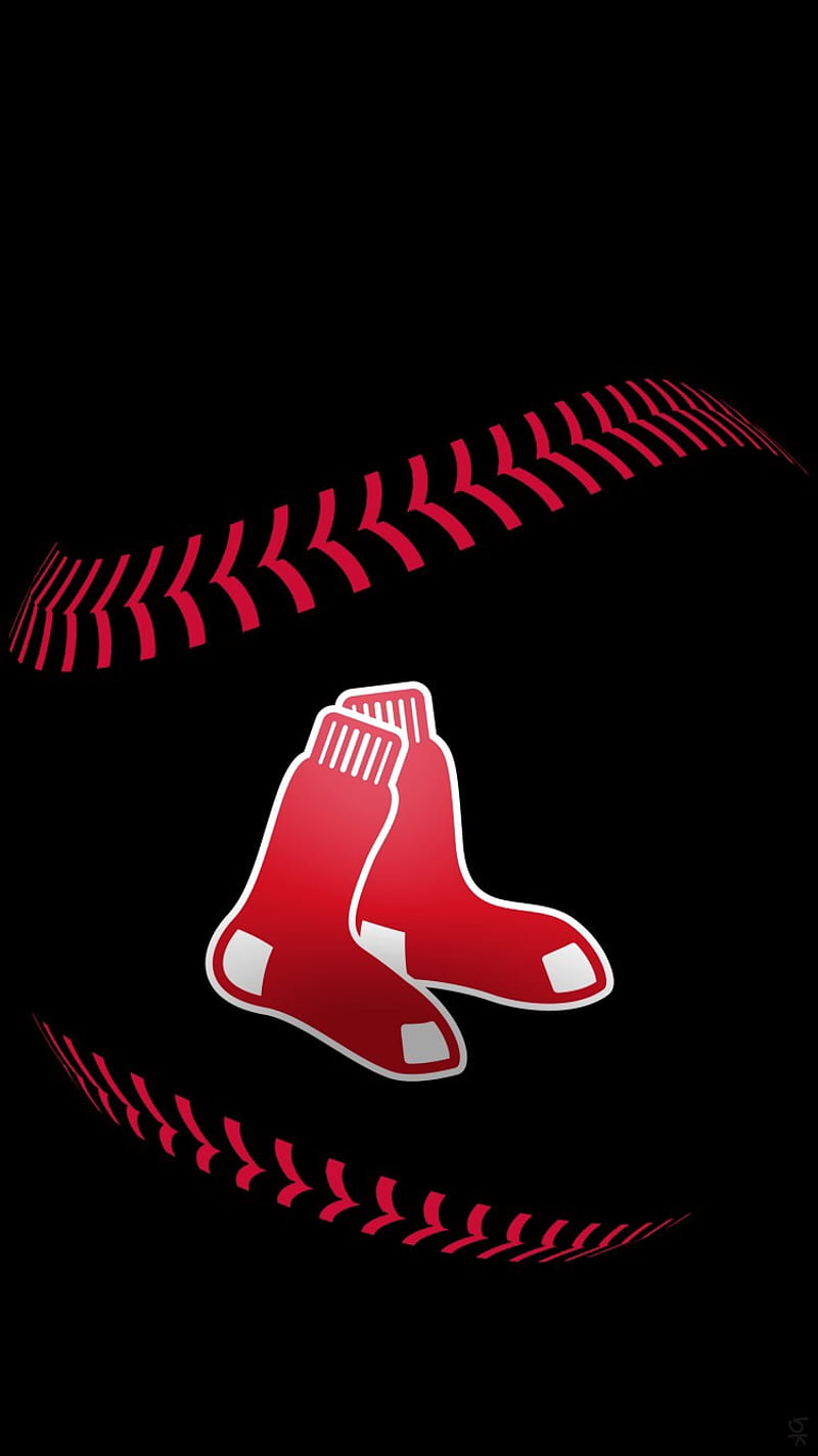 Red Sox Glow Design, baseball, boston, red sox, HD phone wallpaper
