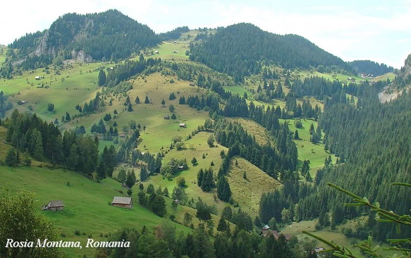 Beautiful Europe romanian landscapes Rosia Montana Transylvania Eastern Europe, most beautiful landscapes, romania , europe, romanian landscapes, european landscapes, eastern european, transylvania, HD wallpaper