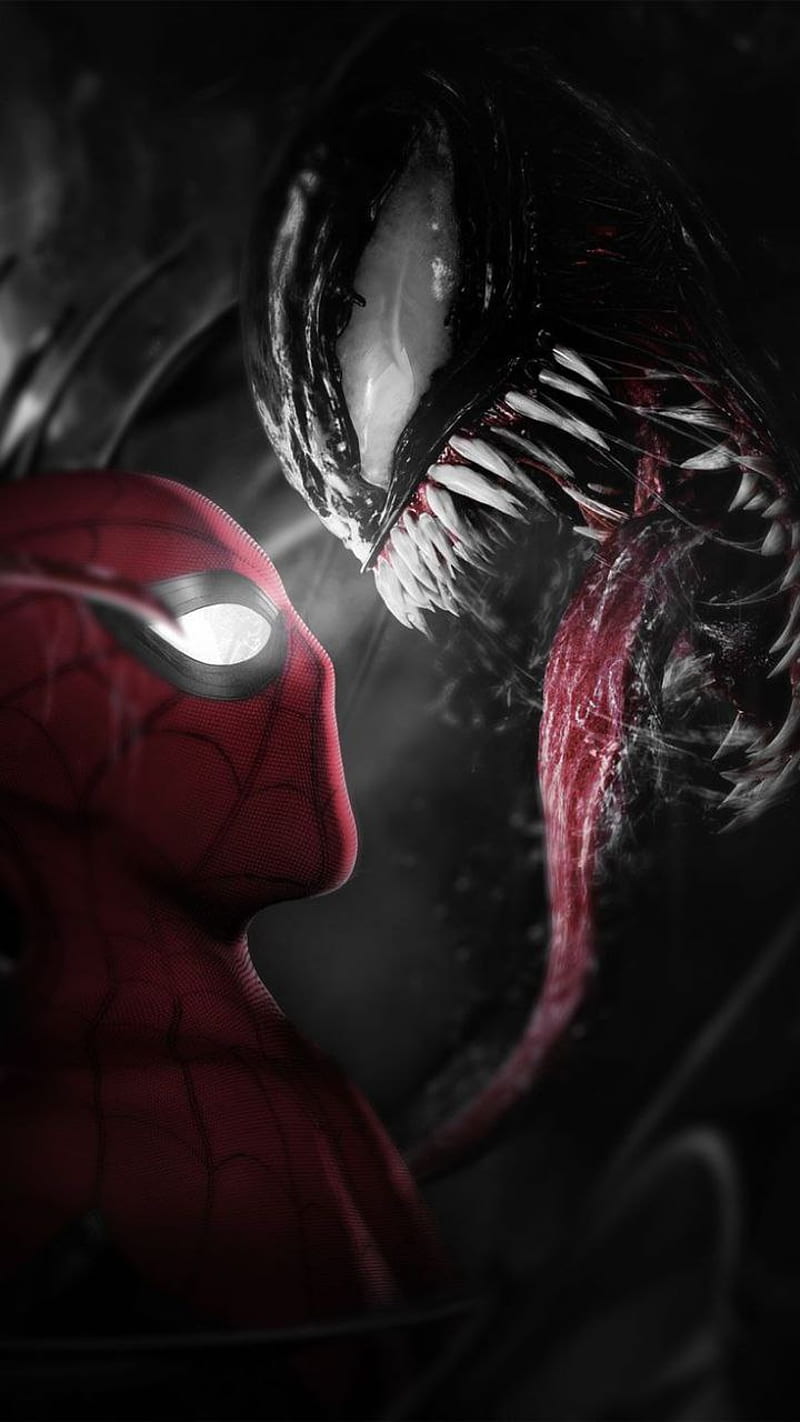 Venom and Spider Man, Sony, Homem Aranha, Filme, Marvel, HD phone wallpaper