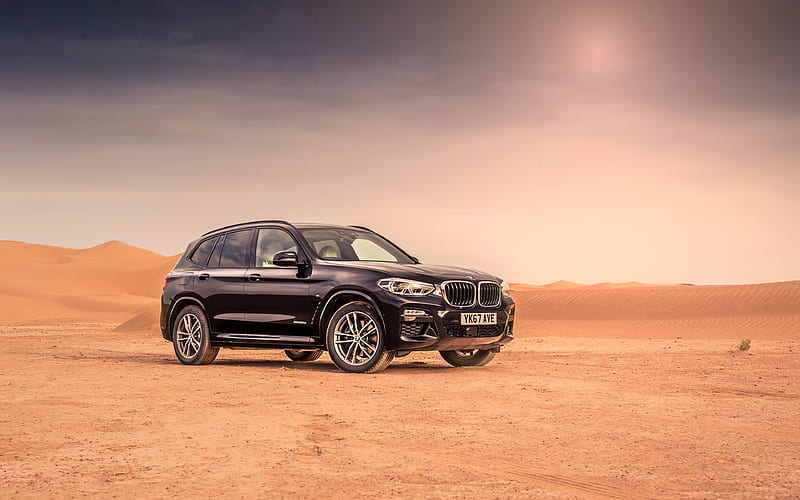 BMW X3 offroad, 2018 cars, desert, new X3, crossovers, BMW, HD wallpaper