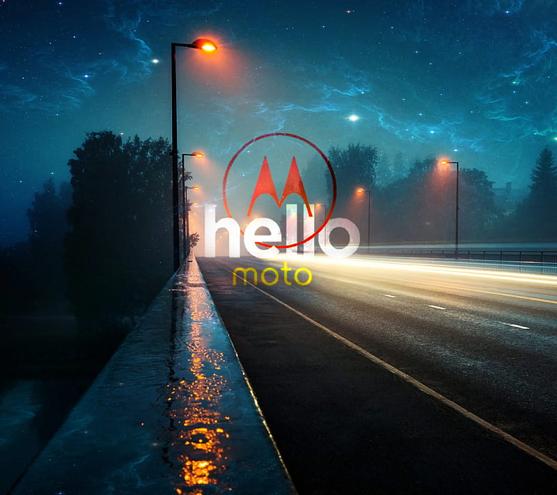 Motorola, drive night, noite, road, HD wallpaper