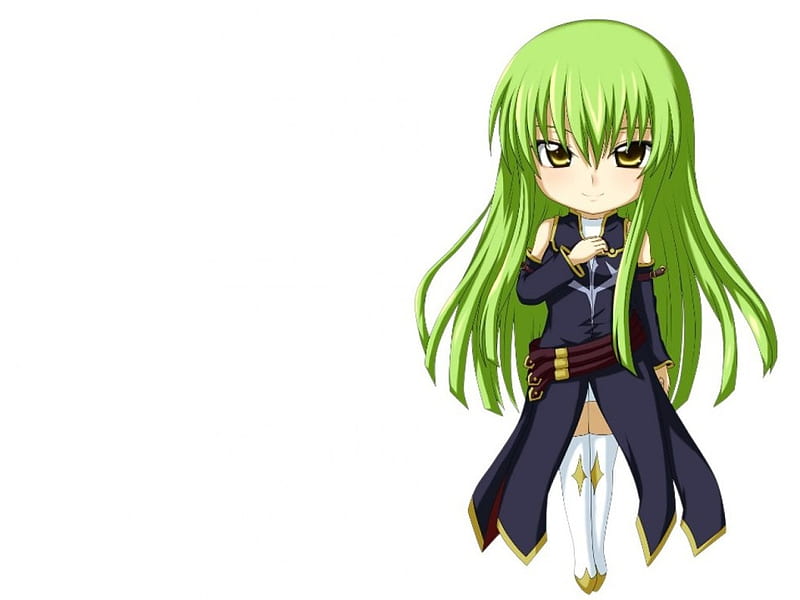 C.C, code geass, cc, anime girl, sexy, green hair, HD wallpaper