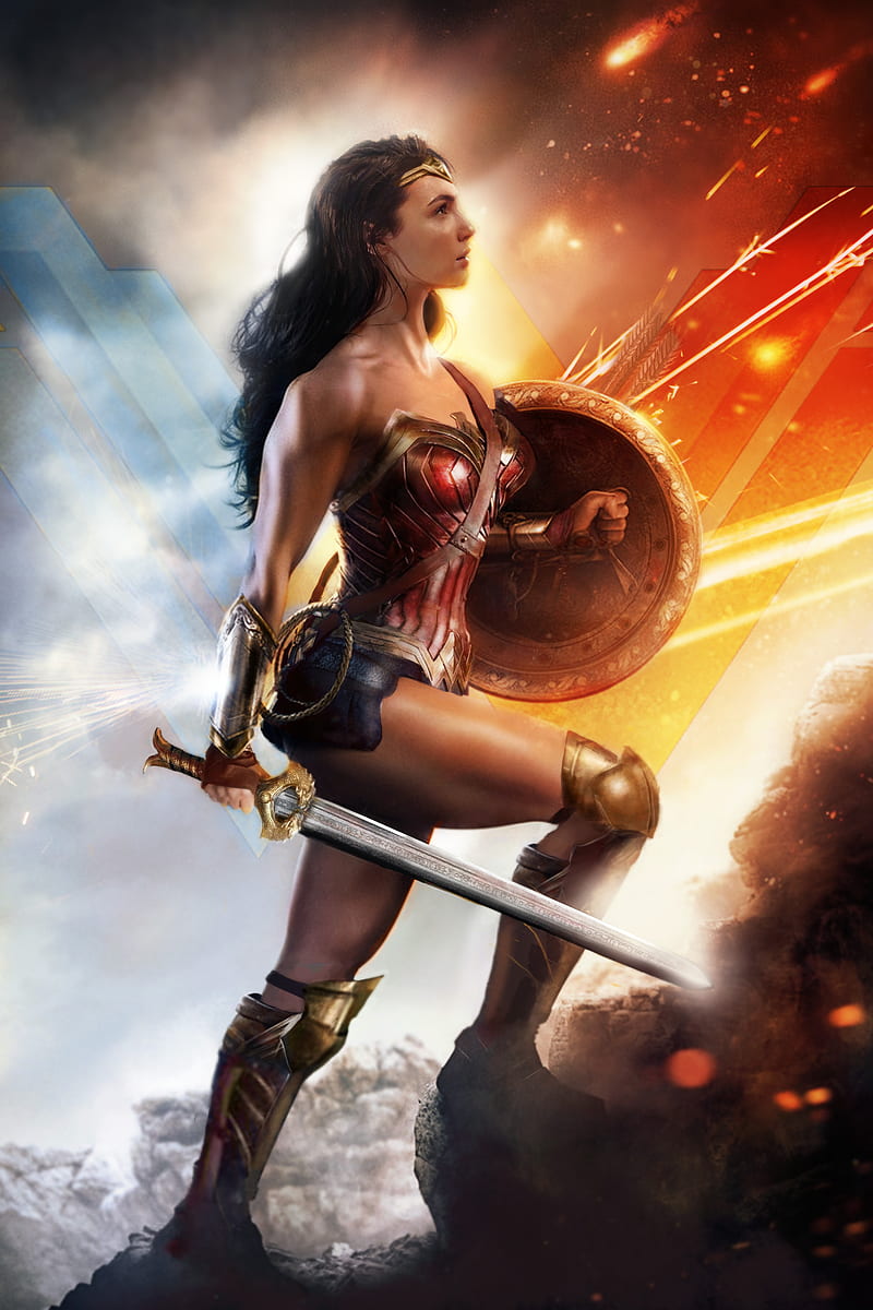 Wonder woman justice, league, movie, HD phone wallpaper | Peakpx