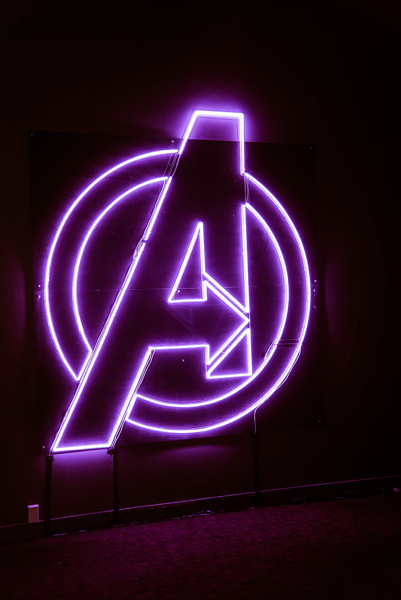 Avengers neon signage, HD phone wallpaper