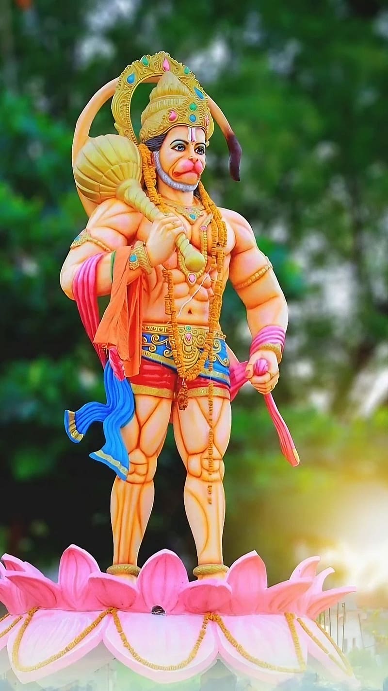 Bajrangbali Ke, Lord Hanuman, bhakti, devotional, hindu god, HD phone wallpaper