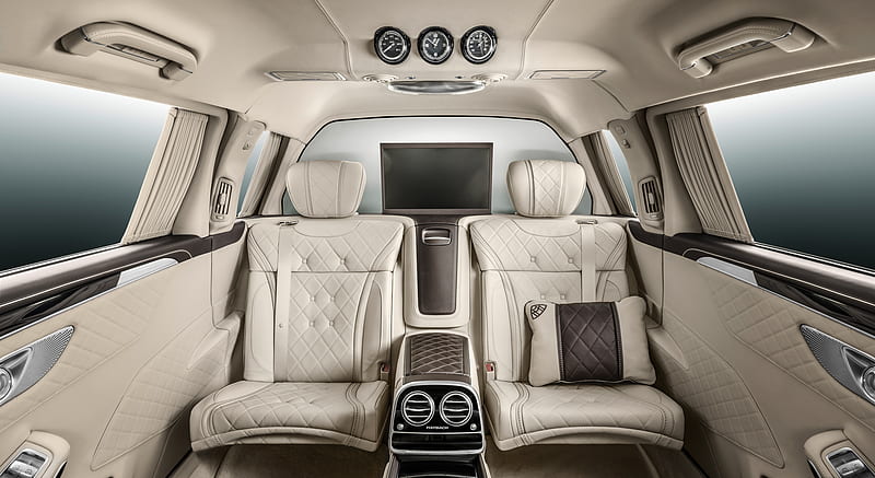 2016 Mercedes-Maybach S600 Pullman - Interior , car, HD wallpaper