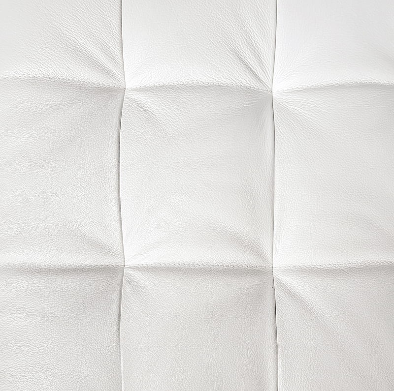 White Leather, leather, squares, stitches, white, wrinkles, HD wallpaper