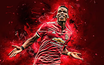 Paul Pogba, Manchester United FC, French footballer, midfielder, goal ...