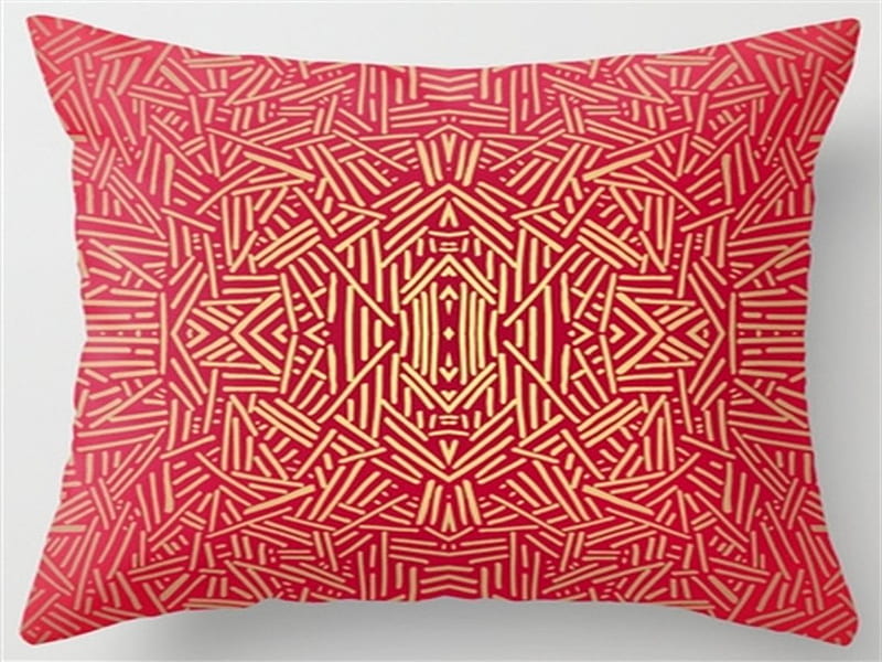 Graphic design, red, textures, pillow, home, abstract, cushion, decor ...