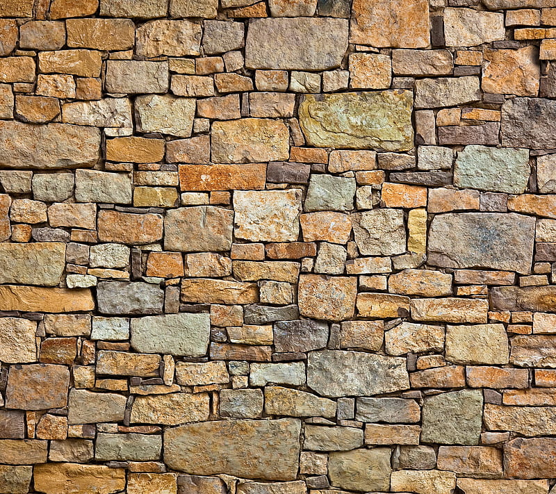 Wall, background, bricks, stones, HD wallpaper