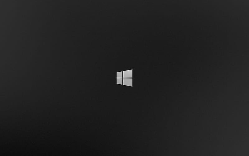 Windows 8 gray background, minimal, logo, HD wallpaper | Peakpx