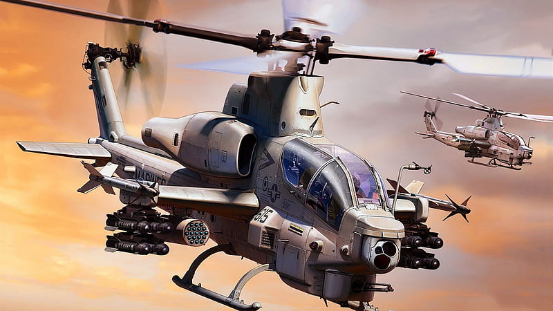 bell ah 1z viper attack helicopter, bell, attack, viper, helicopter, HD wallpaper