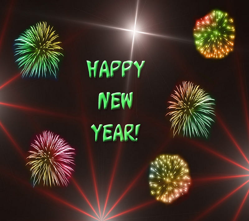 Happy new year, 2014, new year, new year night, welcome new year, HD wallpaper