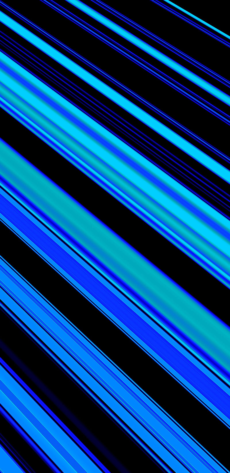 Neon blue stripe, dark, blue, lines, abstract, abstraction, neon, stripes, HD phone wallpaper