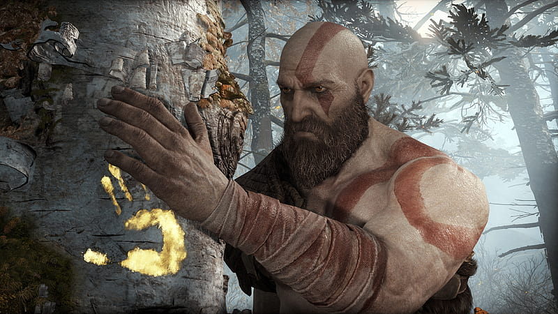Kratos, kratos, god-of-war-4, god-of-war, 2018-games, games, ps-games, HD wallpaper