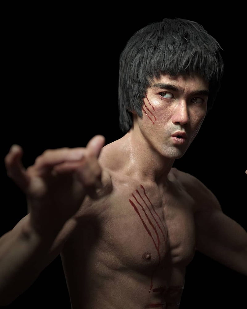 Bruce Lee, actor, best, fighter, hero, karate, kung fu, martial art, HD phone wallpaper