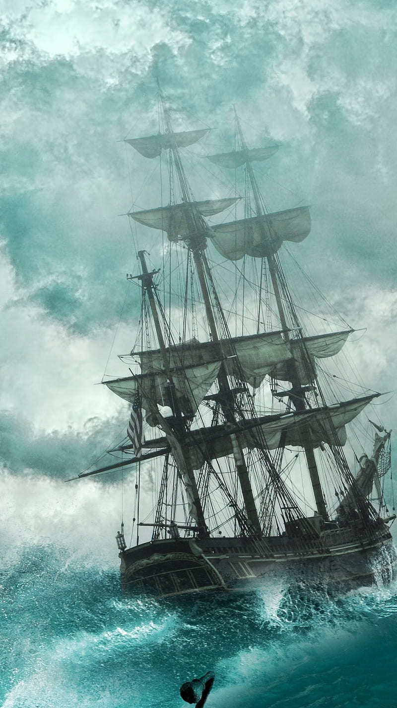 Sailing Ship, old ship, sailing, sailingship, HD phone wallpaper