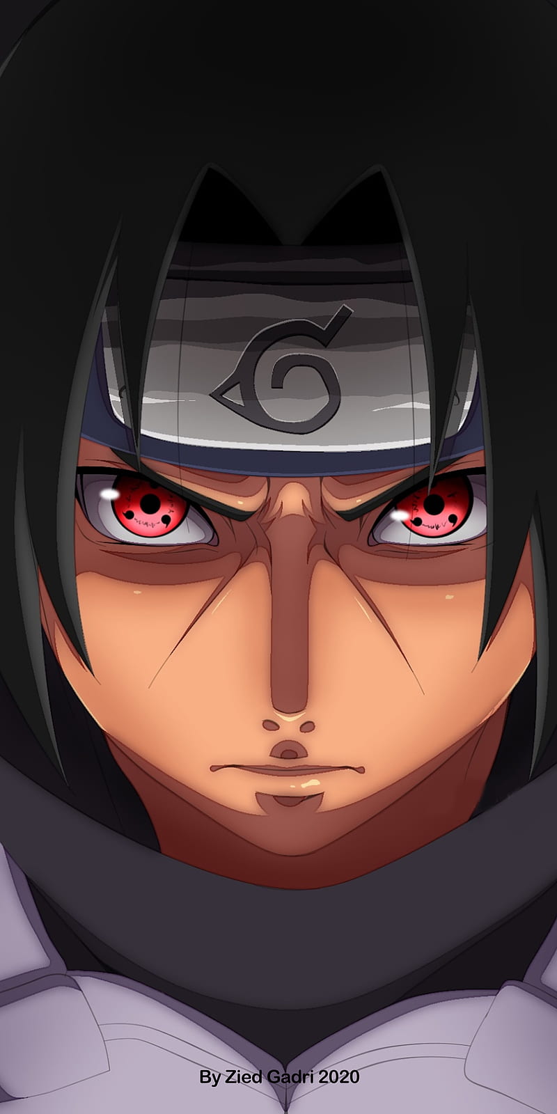 Sasuke Uchiha, anime, boruto, naruto, ninja, red, HD phone wallpaper